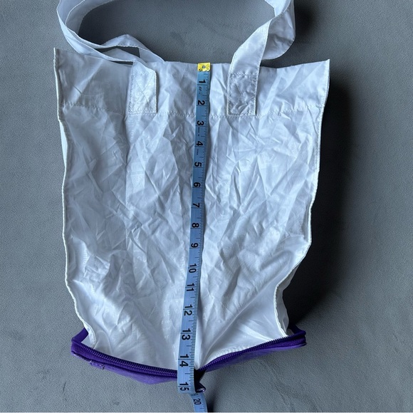Lululemon ~ Go-Go Shopper ~ Purple ~ Cloth Reusable Zip Up Shopping Bag ~ NWT - Picture 10 of 13